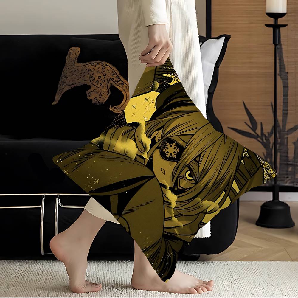 Japanese Anime MASHLE MAGIC AND MUSCLES Cushion Cover Polyester Sofa Cushions Decorative Throw Pillows Home Decoration