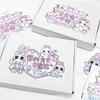 10Pcs Korean Cute Cartoon Bear Rabbit Sealing Stickers Large Aircraft Box Bubble Mailer DIY Decor Label Sticker Lovely Packaging