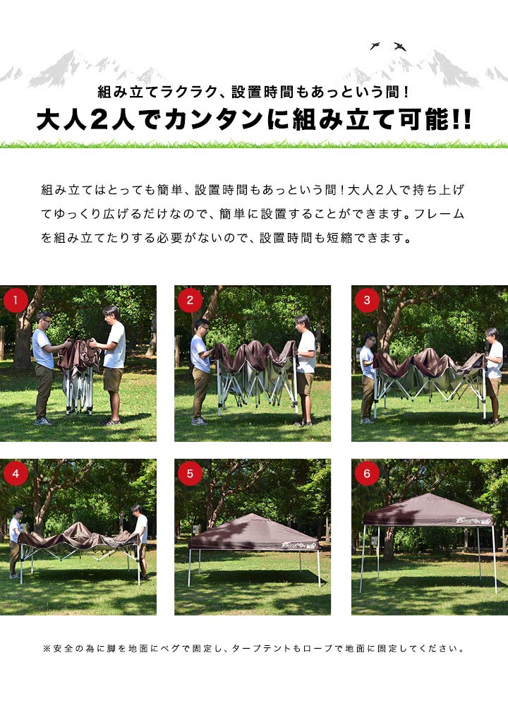 FIELDOOR Ușor de asamblat [2,5×2,5m][3,0×3,0m] Cort cu prelată cu o singură atingere [Versiune întărită] G03 Set de 2 foi laterale Stâlpi de acoperiș măriți la 8 Multy