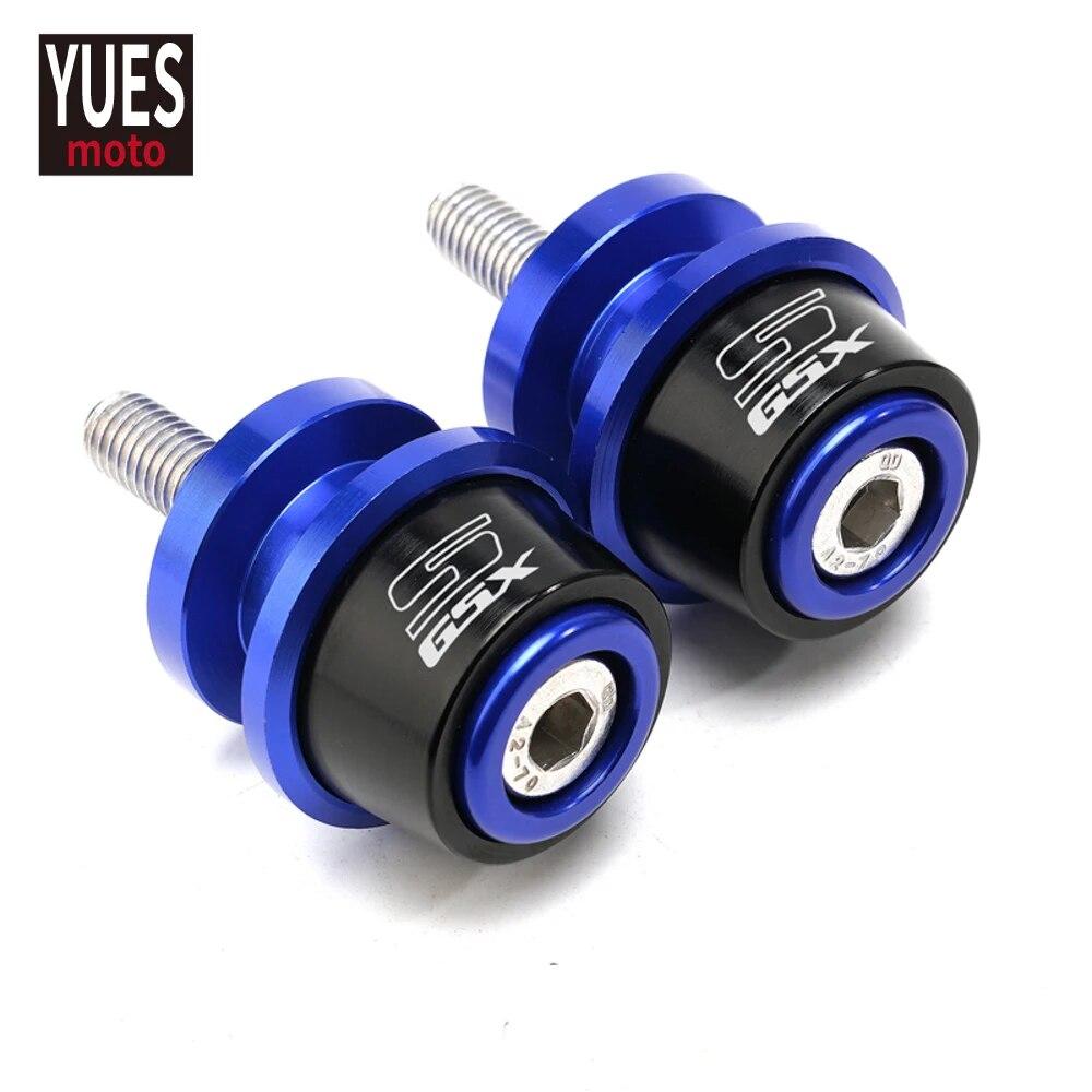 Příslušenství pro motocykly CNC vysoce kvalitní 8MM cívky s kyvným ramenem Stojací šrouby pro Suzuki GSXS750 GSXS1000 F-ABS GSXS 750 1000