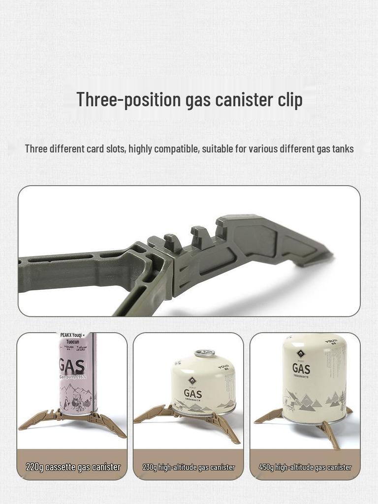 Portable Folding Gas Can Stand - Universal Stable Tripod for Camping