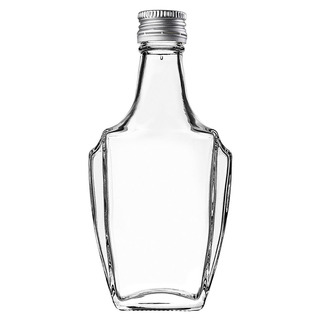 KADAX Skleněná láhev na likér 250ml s uzávěrem 5ks