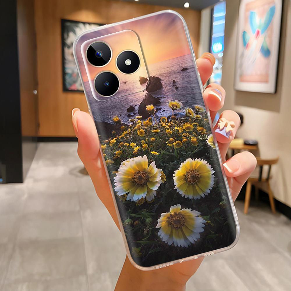 For Realme C53 Phone Case Realme C51 Full Protection Back Cover For Realme C53 Case C51 Soft Silicone Protector Shell Fundas