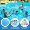 Refillable Water Balloons Quick Fill Soft Silicone Water Play Toy Summer Beach Pool Party Game for Kids Adults