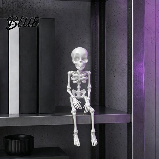 Poseable Skeleton Toy 3D Printed Refrigerator Magnet Figurine with Decoration Movable Joints Halloween Gothic Fridge Magnet