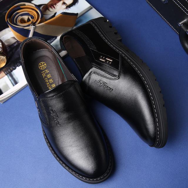 Handmade Genuine Leather Men Shoes Sping Autumn Business Fashion Men Casual Shoes Men Shoes
