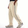 Pantaloni da Ginnastica a Strisce da Uomo Estivi Casual Gamba Dritta Pantaloni Atletici Vita Elastica Jogger