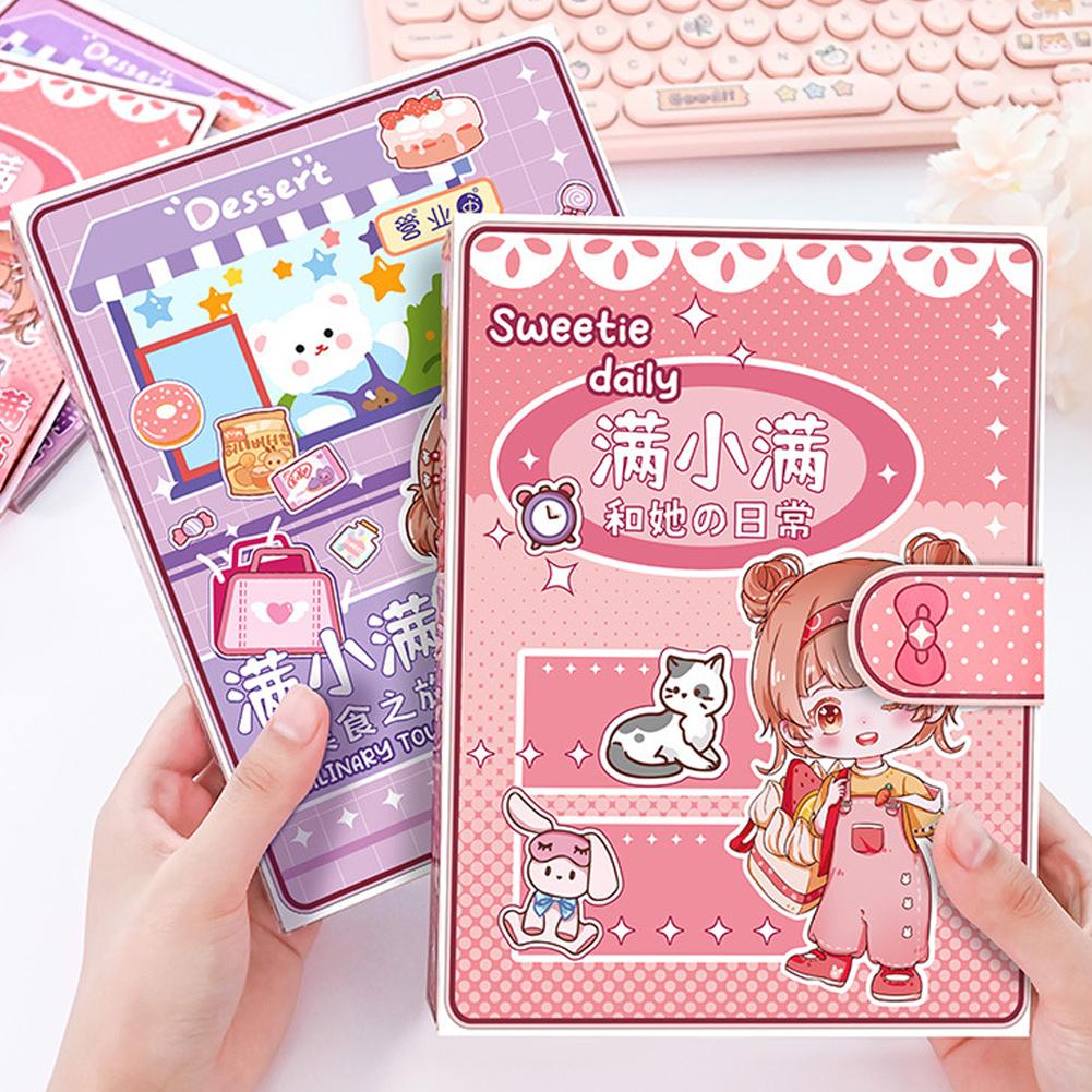 DIY Ruhiges Buch Mädchen Anziehspielzeug Kinder pädagogisches handgemachtes Papierbuch Puppenspielzeug