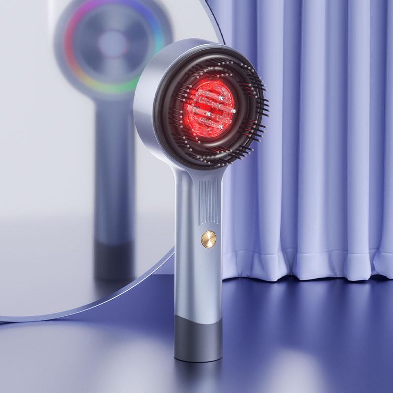 Wireless Electric Red Light Scalp Massager Comb for Hair Care and Growth, Anti-Hair Loss