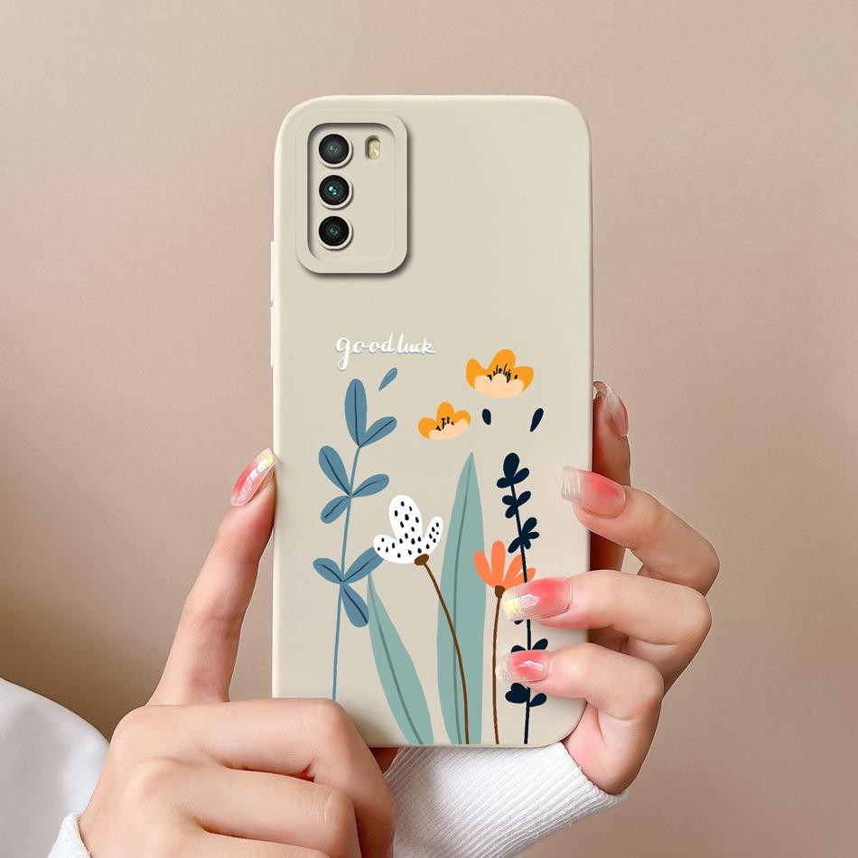 Fun Case For Xiaomi Poco M3 Pro Cute Soft Smooth Liquid Silicone Full Protection Anti Choc Phone Cover For Poco M 3 M3Pro Shell