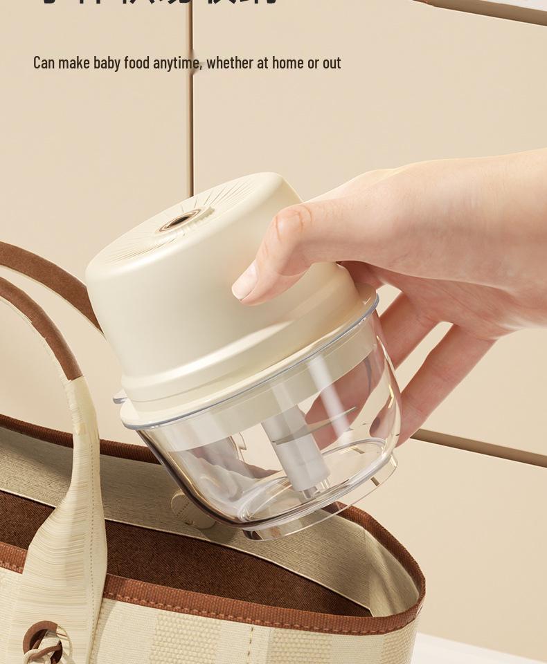 Electric Mini Garlic Masher & Meat Grinder - Automatic Kitchen Chopper