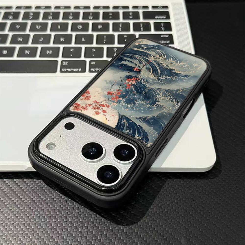 Chinese style ink painting of waves Phone Case For iPhone 17 17Air 15 14 13 12 11 16 Plus 16 Pro Max Shockproof Soft Cover Funda