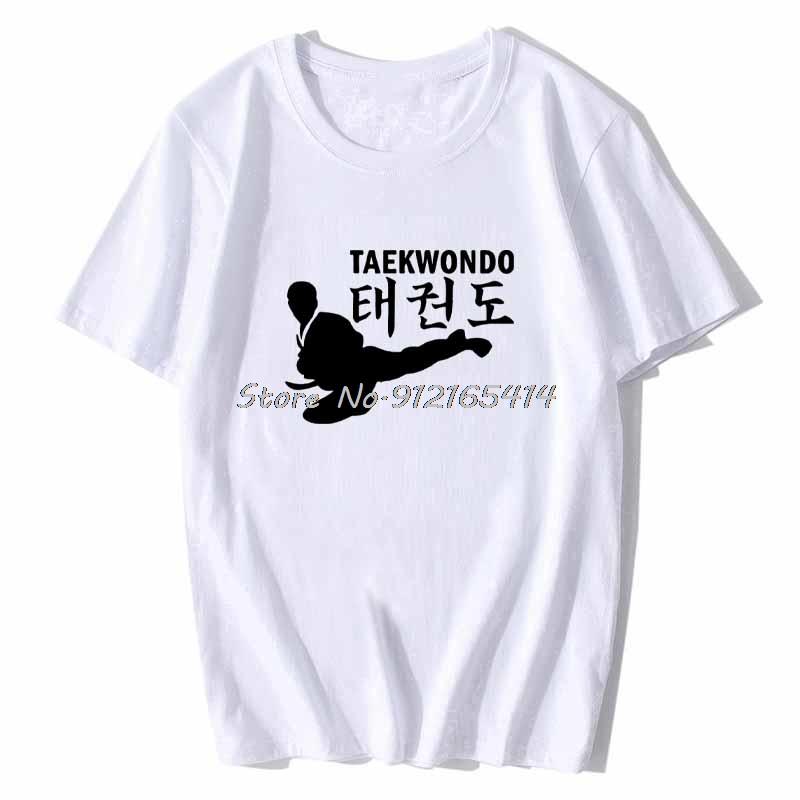 Taekwondo Kicking Birthday Funny Unisex Graphic Fashion New Cotton Short Sleeve T Shirts Oneck Harajuku Tshirt Streetwear