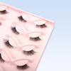 Cross-Border Cat-Eye Clear Band False Eyelashes - Natural, Dense, Half-Length with Extended Eye Tail