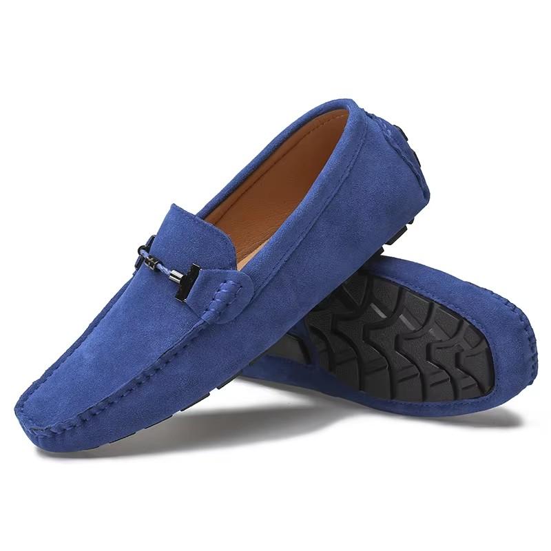 Fashion New Male Shoes Handmade Men's Loafers High Quality Men Casual Flat Light Fashion Moccasins Slip on Walking Shoes Big Size 38-49