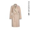 ELLASSAY Women's Autumn/Winter Double-Faced Wool Coat