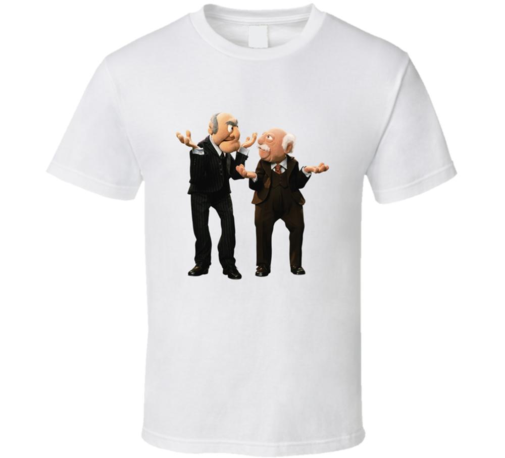 Statler And Waldorf Tee Muppets Puppets Cute Face Tv Show Funny T Shirt Gift New S