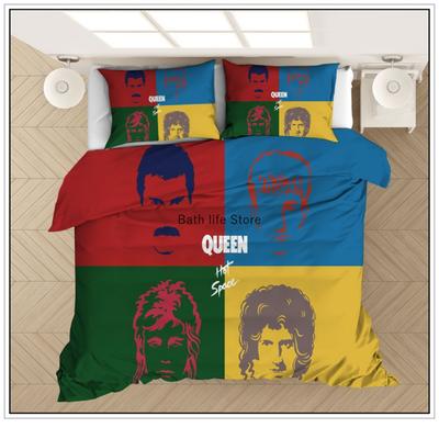 Freddie Mercury 3D Printed Bedding Set Duvet Covers Pillowcases Comforter Bedding Set Bedclothes Bed Linen