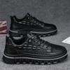 2024 autumn new casual black fashion comfortable versatile chef board shoes flat work shoes men's shoes