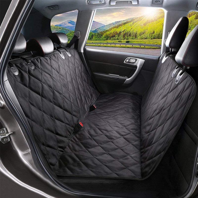 Waterproof Quilted Car Seat Mat for Pets - Thickened Rear Seat Protector