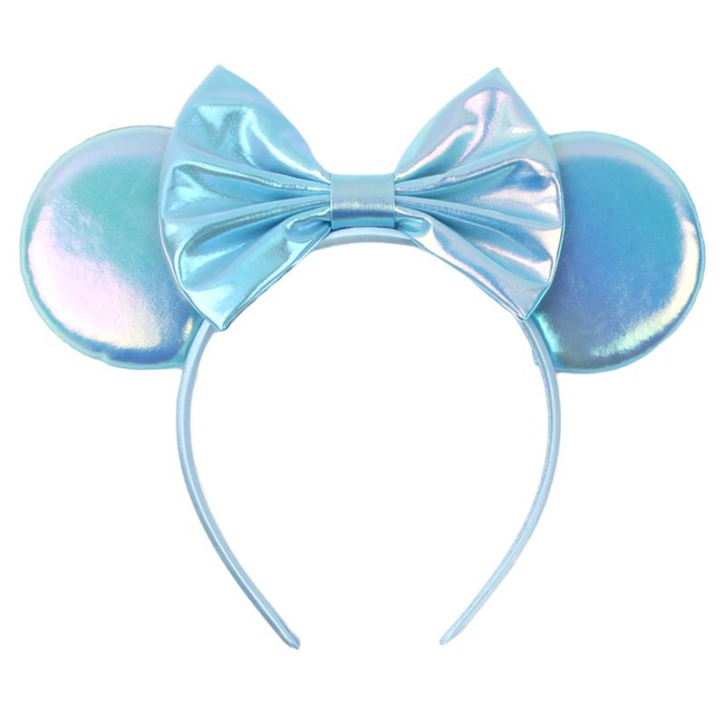 Einfarbiger Mausohren-Stirnband für Mädchen Frauen Geburtstagsparty Haarband Festival Cosplay Haarschmuck