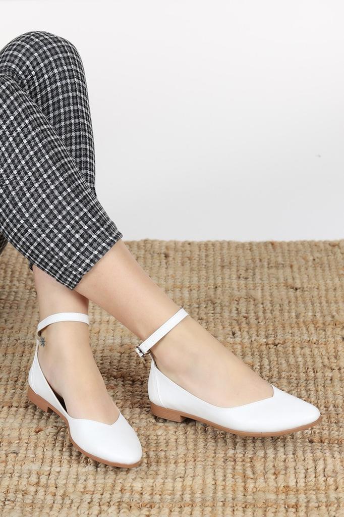 Women's Flat Shoes Shoes Ankle Buckle Ballerinas