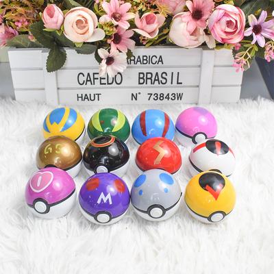 12 Pcs/Set Pokemon Pikachu Pokeball Action Figure Game Poke Ball Model Anime Figure Dolls Children Birthday Gift Toys