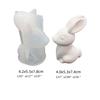 3D Kaninchen Silikonformen Osterhase Silikonformen für DIY Kunsthandwerk Gipsornament Osterdekorationen