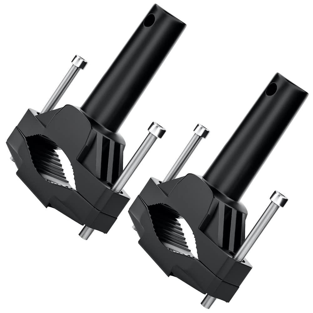 

TKY Motorcycle Fog Lamp Mounting Brackets for Work and Auxiliary Lights (Set of 2)