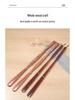 Long Handle Solid Walnut Shoehorn - Wooden Shoe Lifter for Easy Use Without Bending