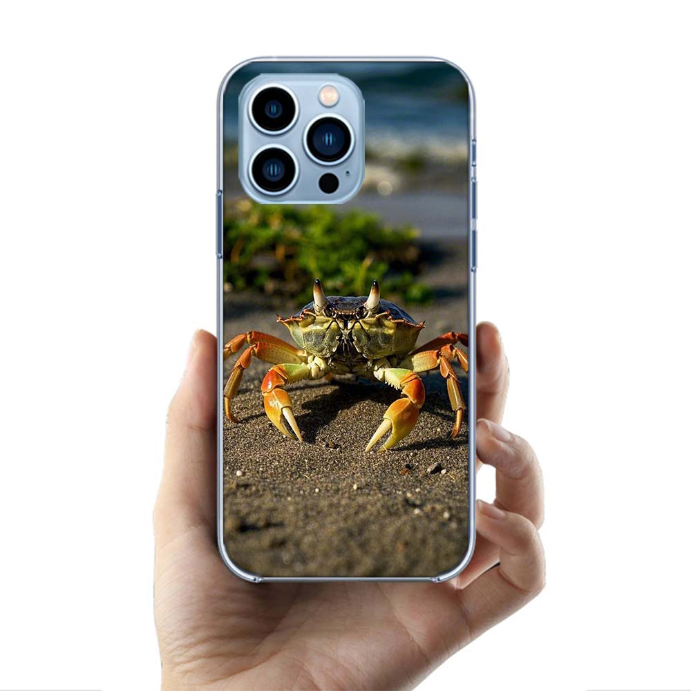 

Unique Animal Crab Cases Phone Case For Iphone 17E 16E 17 Air 16 Pro Max 15 Pro 14 Plus 11 13 12 Mini Cover Cases Compatible wit iPhone 14 Plus