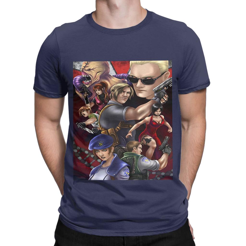 Rresident Evil Art Poster Funny Graphic 100 Cotton TShirt Rresident Evil Codeveronica Tops Tees For Unisex