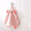 2Pcs Microfiber Korean Pig Dishcloth Cute Children's Handkerchief Pig Wiping Towel  Bedroom