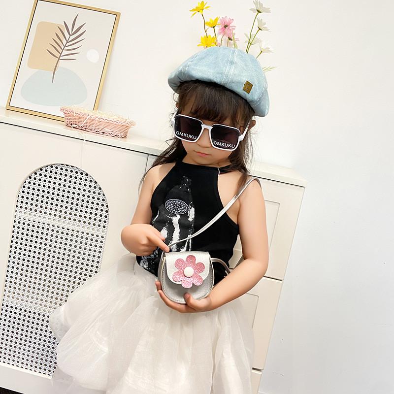 Cute Floral Design Toddler Shoulder Bag Stylish Accessory For Girls And Boys