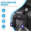Car Sticker Car Seat Back Hook Phone Holder Auto Headrest Storage Double Holder Accessories For Peugeot 206 307 308 207 407 3008