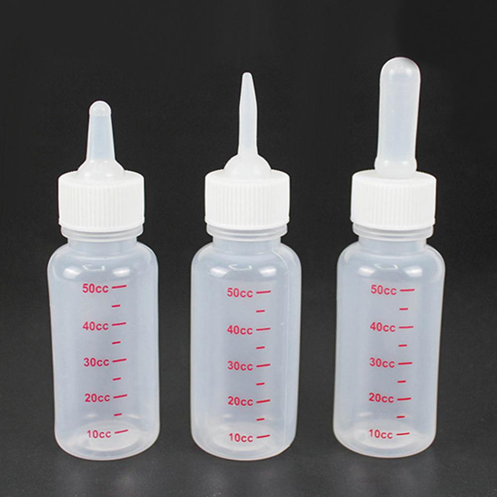 50ml 120ml Pet Silicone Feeding Bottle Dog Cat Pacifier Feeder Newborn Puppy Kitten Water Milk Feeder
