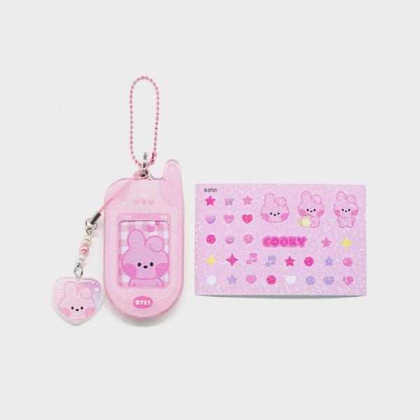 

Мини-ретро-телефон Line Friends BT21 COOKY с ключами