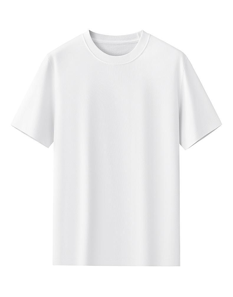 Herren-Kurzarm-T-Shirt aus hochwertiger, 300 g schwerer Baumwolle für Frühling und Sommer