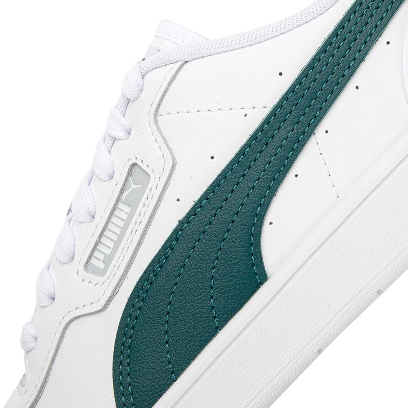 Puma Court Guard White Varsity Green Unisex Sneakers Platinum-Grey 386084-05