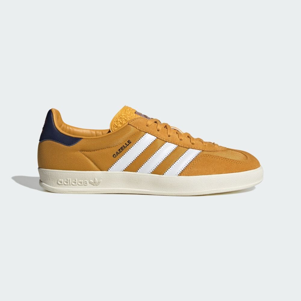 

Adidas GAZELLE INDOOR Preloved Yellow Кроссовки ORIGINALS Unisex IE0540 Preloved Yellow/Обувь White/Tемно-синий