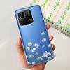 Case For Xiaomi Redmi 10A Cute Flower Cat Painted Phone Bumper For Redmi 10A 4G Redmi10A Soft Silicone TPU Back Cover