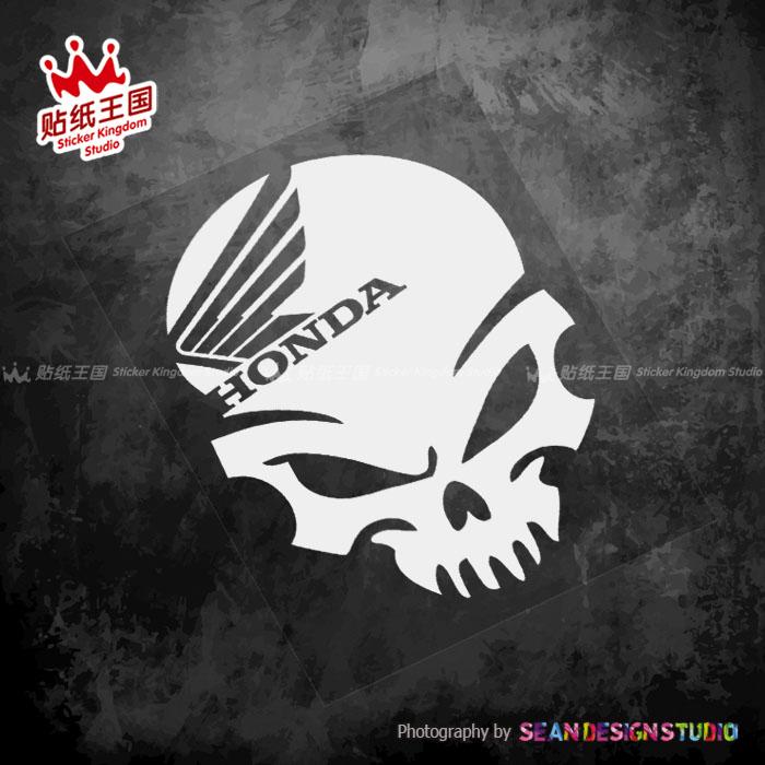 For Honda Skull CBR1000 600RR CB1000 CB650F NT1100 XL750 XADV750 Africa Twin motorcycle Decals Waterproof Stickers 25 NE1