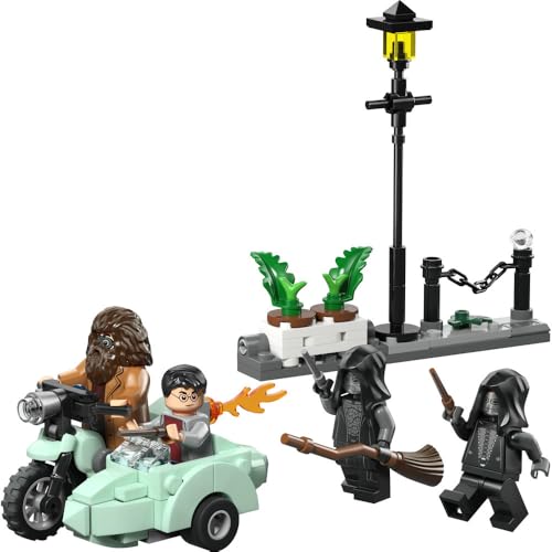 LEGO Harry Potter Hagrid & Harry's Escape from Privet Drive Toy - Birthday Present, Building Blocks, Boys, Girls, Children Ages 8, 9, 10, Elementary S