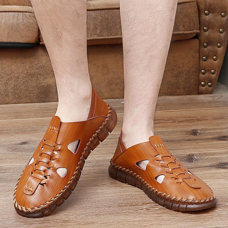 Men' Casual Beach Sandals Slippers Hole Shoes