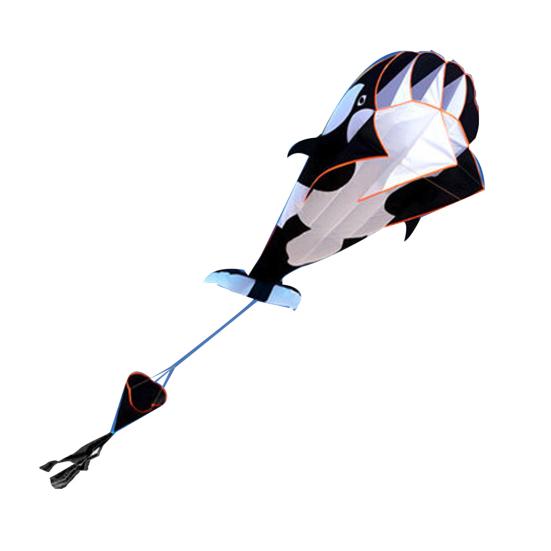 

3D Мягкий Кит Бескаркасный Летающий Змей Игрушка для Спорта на Открытом Воздухе Дети Детский Смешной Подарок