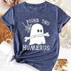 Women Summer T Shirt  Print Halloween Prankster  Short Sleeve Tees Casual   Printed  Tops