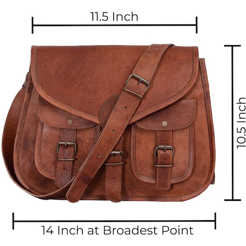 Кожаная большая сумка — фото 5