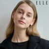 [Elle Jewelry] 14K Gf S-Line Earrings Elgpee462
