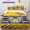 Tigres UANL Pattern Bedding,Quilt Set Quilt Cover Pillowcase Home Birthday Gift(1 * Duvet Cover + 2 * Pillowcase, Without Core)