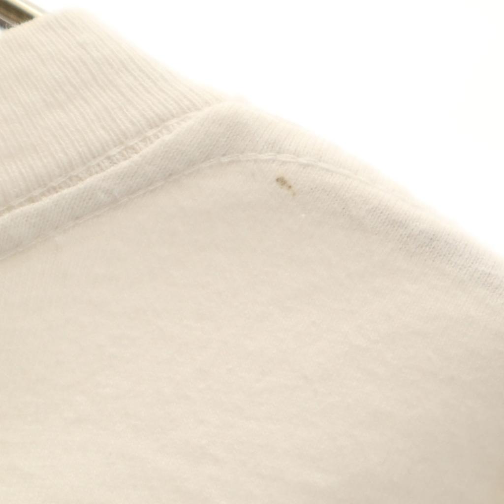 NORDISCH 90er Altes Kurzarm-T-Shirt M Weiß Einzelnaht Herren Gebraucht